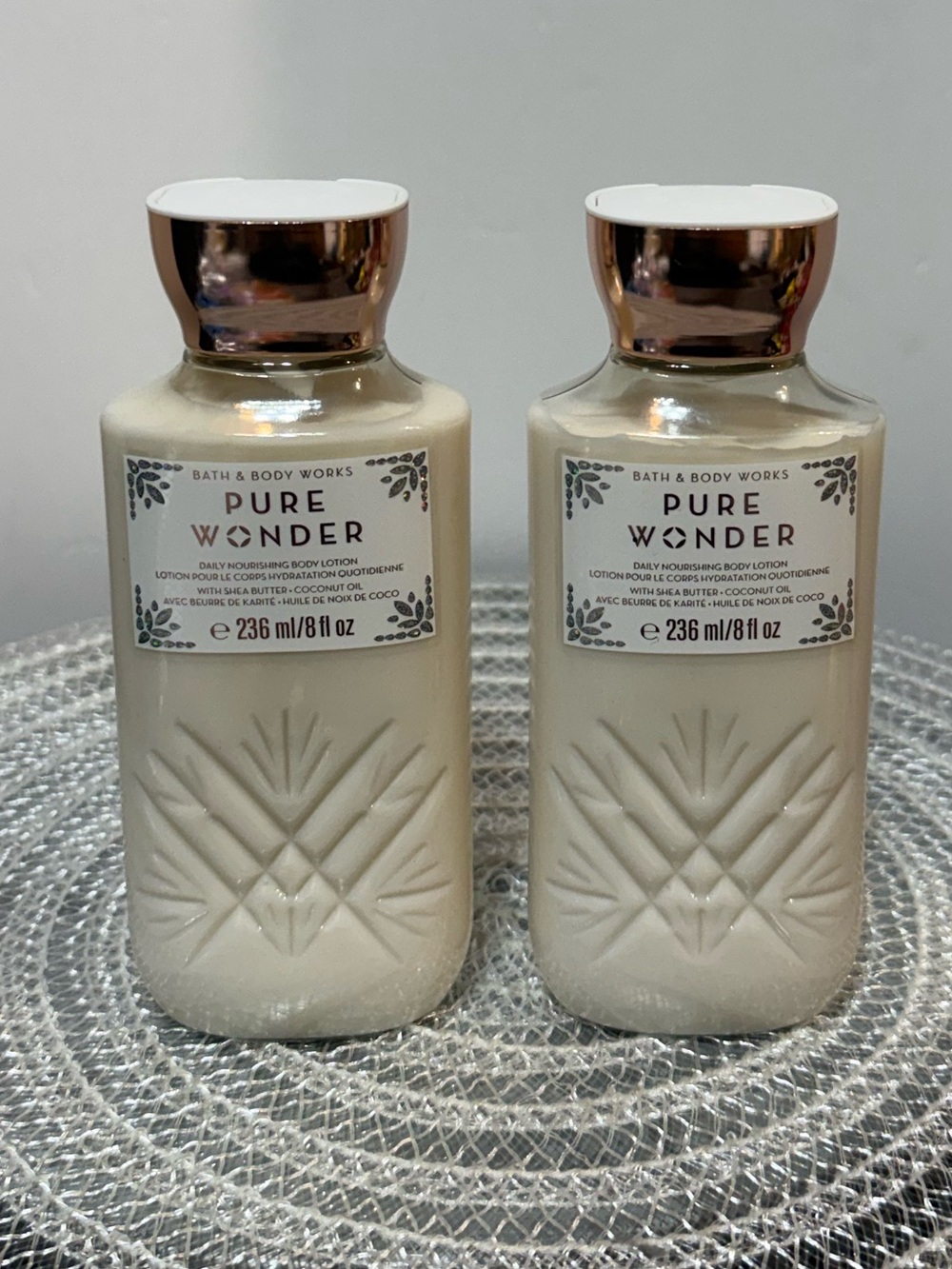 BBW Pure Wonder Body Lotion set of 2 NWT